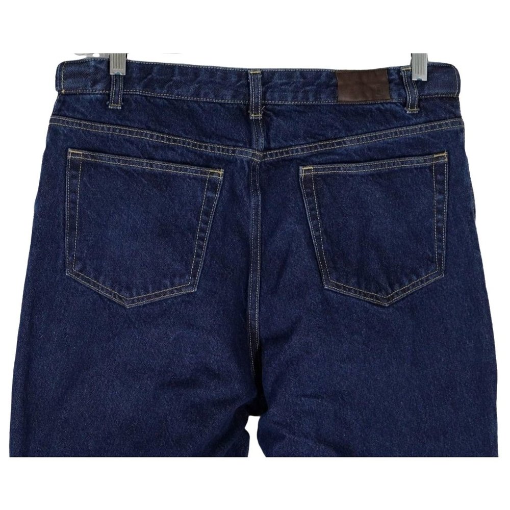 Lands' End Jeans Womens Size 14 Built in Flex Dark Wash High Rise‎ High Waist